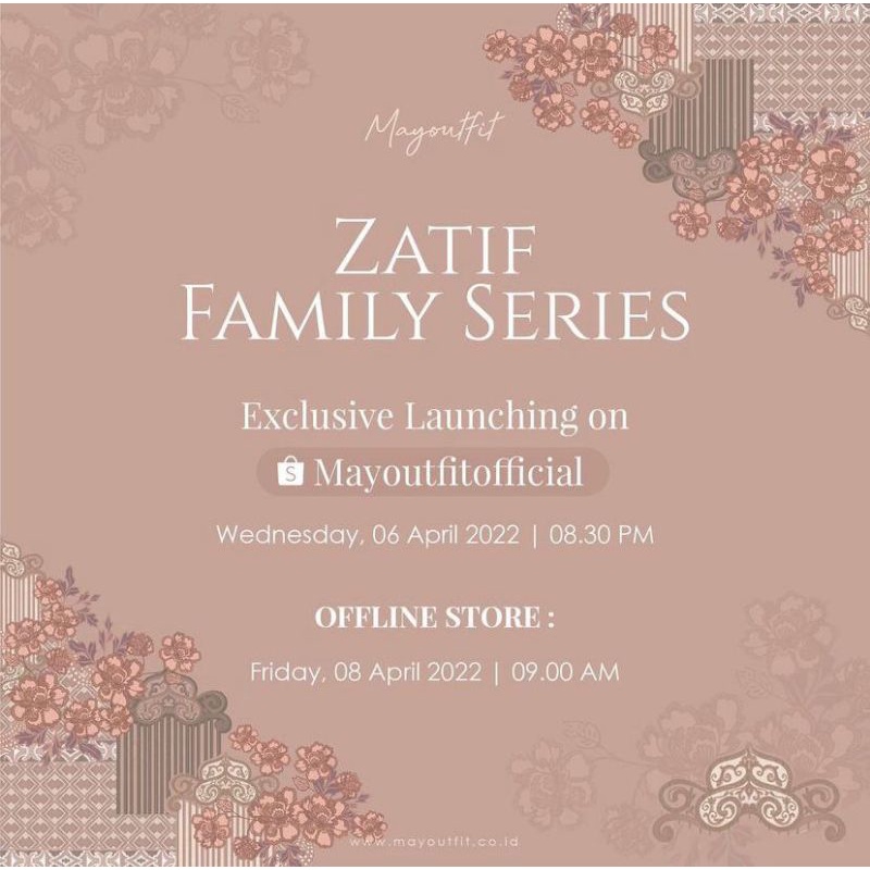 Jastip Mayoutfit Zatif dan Foresta Family Set