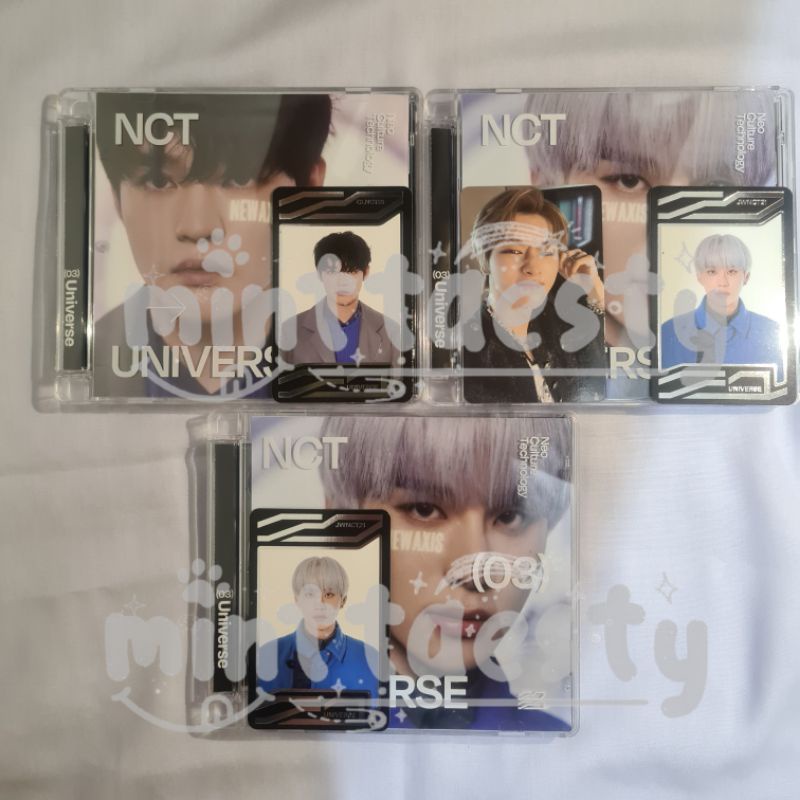 NCT Universe Jewel Case Album Photocard | PC NCT | Album PC Jewel | Jungwoo | Chenle | Sungchan
