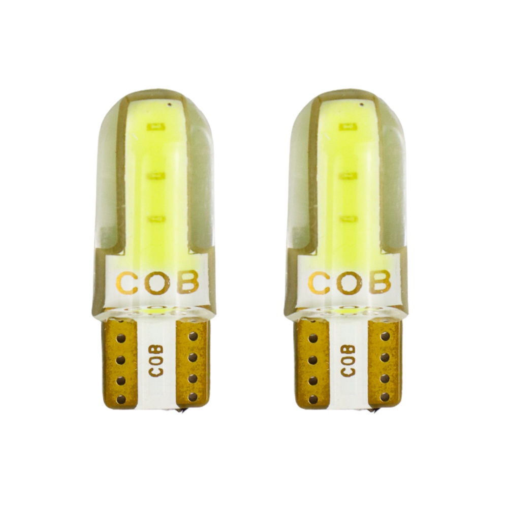 Lampu Mobil Headlight LED T10 W5W 2 COB 2 PCS