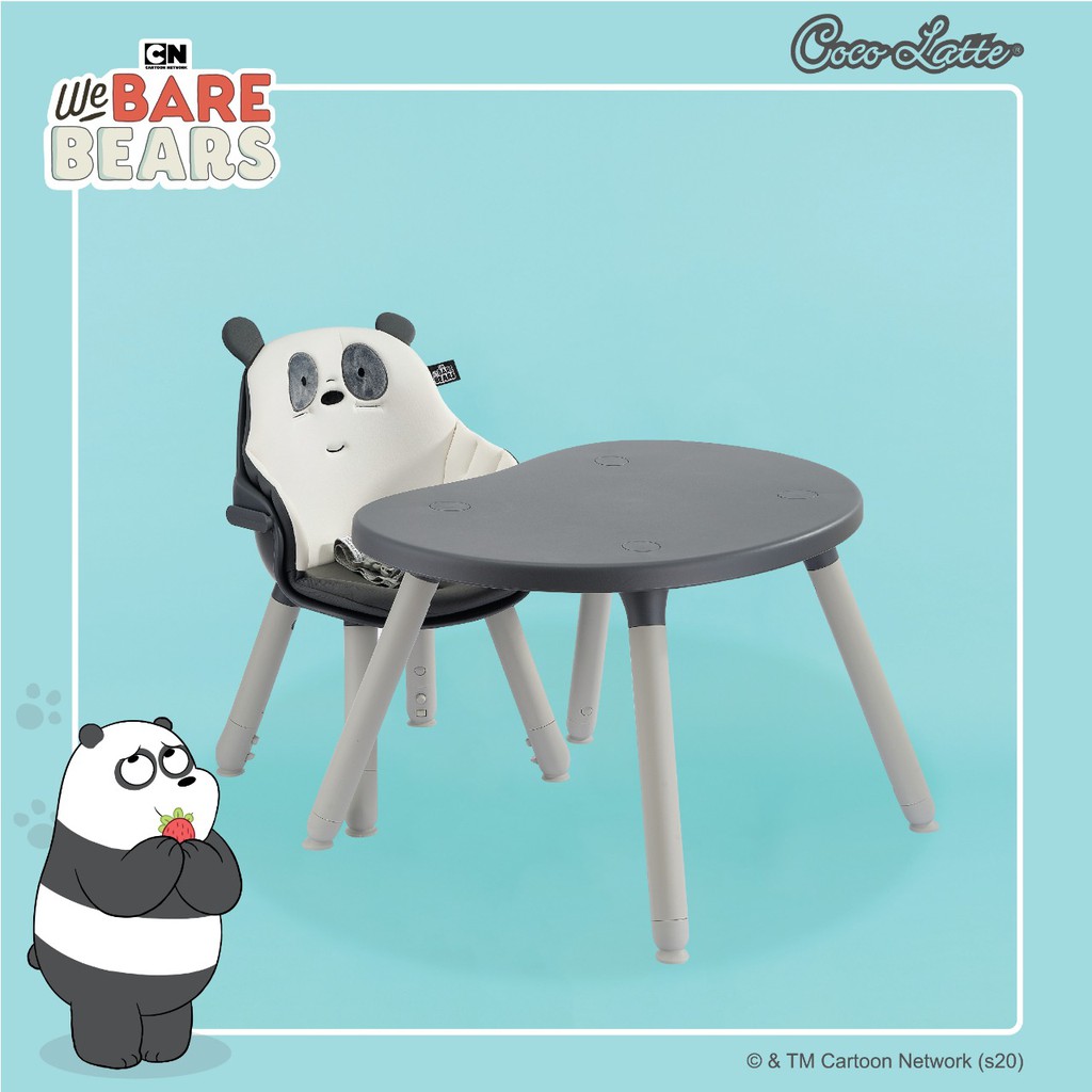 Cocolatte Multi Switch 3in1 We Bare Bears bear High Chair WBB Kursi Makan Bayi Makassar