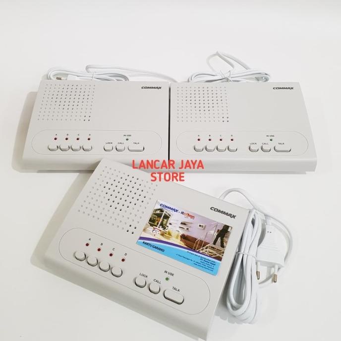 Intercom Wireless Commax WI-4C Putih | Telepon Wireless