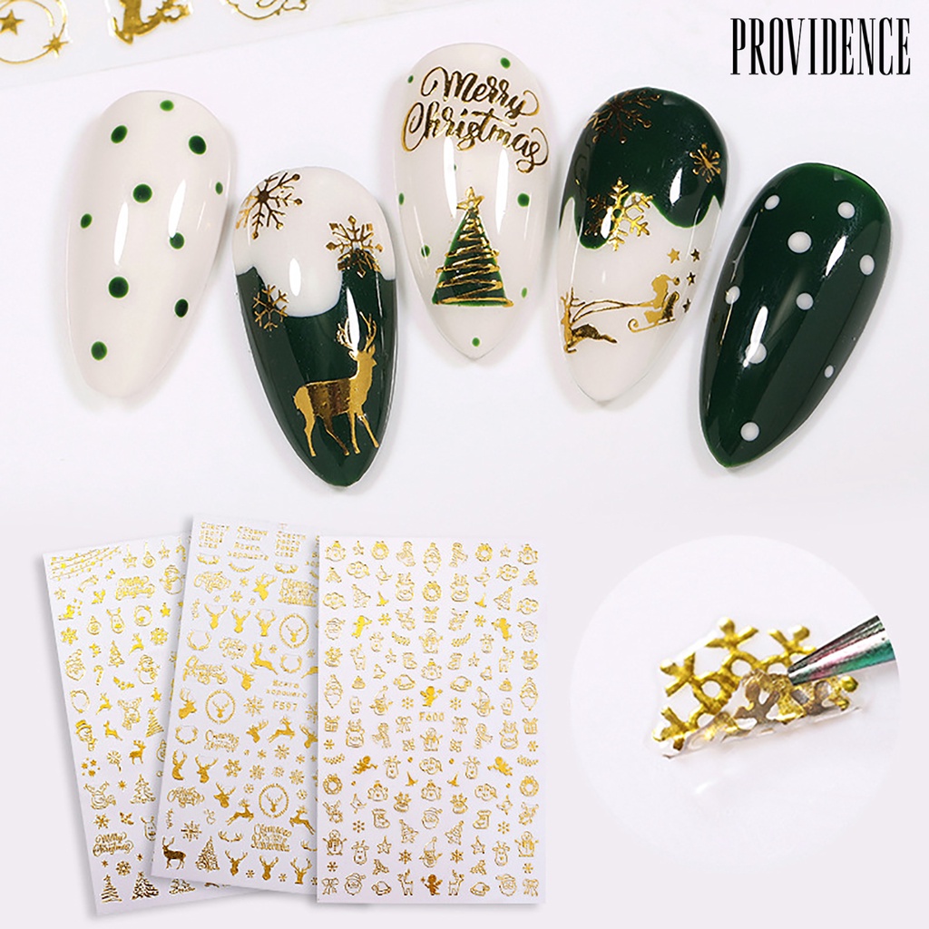 Providence Nail Sticker Stylish Easy to Stick Various Patterns Nail Polish Sticker for Women