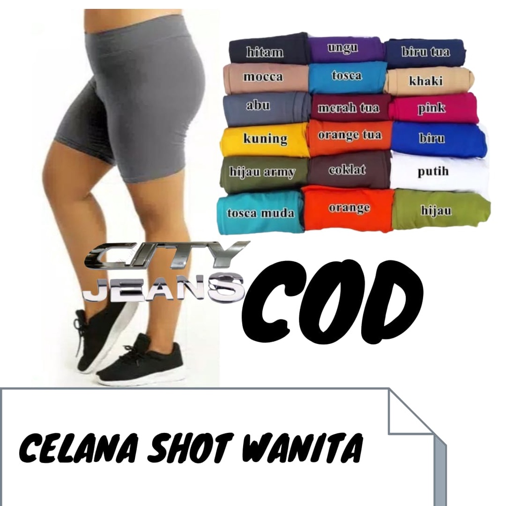 Shot standart /celana shot/celana daleman / shot strit leging legging pendek jumbo/--cod