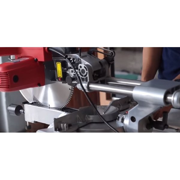 sliding miter saw 10inch with Laser guide  WIPRO WP-925515 mesin gergaji sliding mitre potong kayu