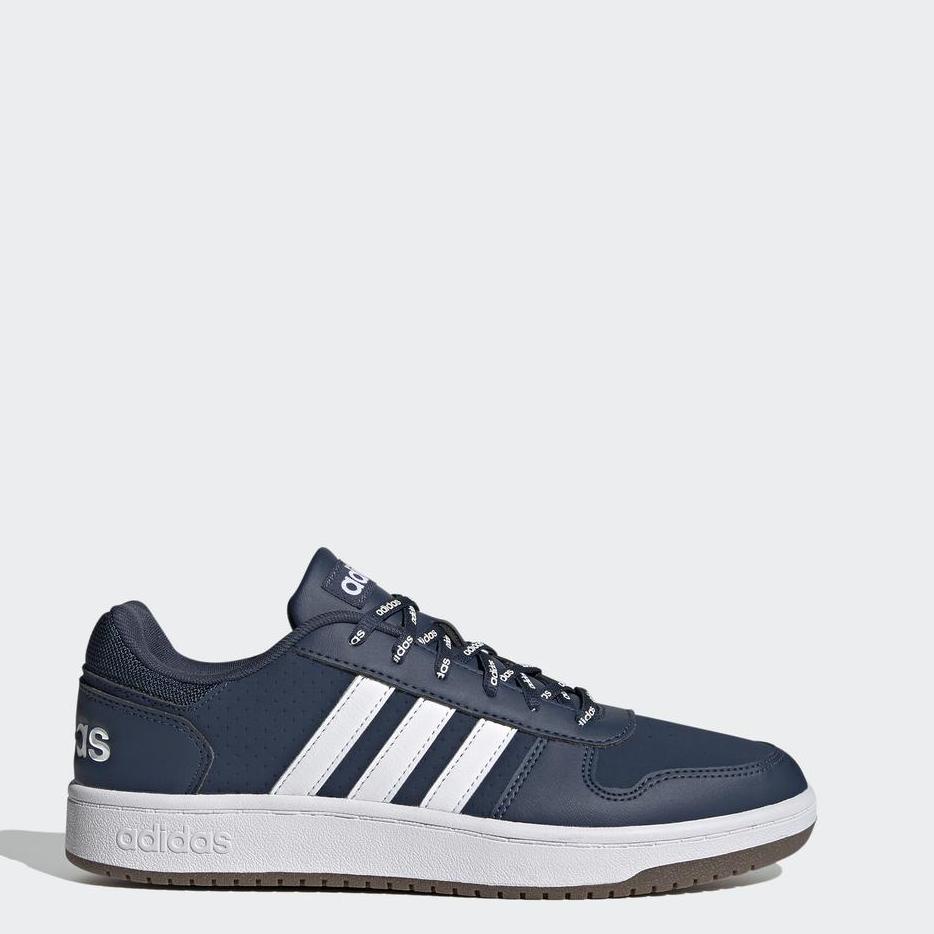 GRATIS ONGKIR adidas BASKETBALL Hoops 2.0 Shoes Biru FY8631 (ART. M99)