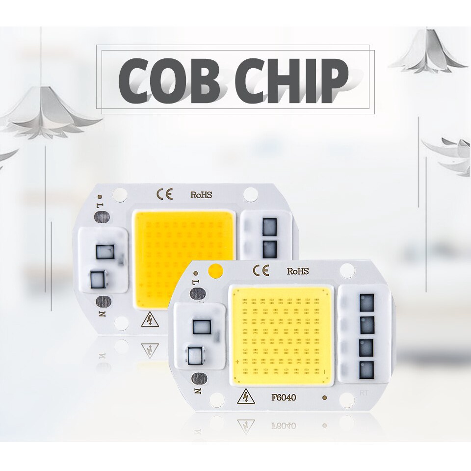 Chip Lampu Sorot Led Cob 110 / 220v 20 / 30 / 50w Untuk Outdoor