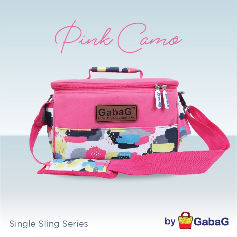 Gabag Cooler Bag Pink Camo