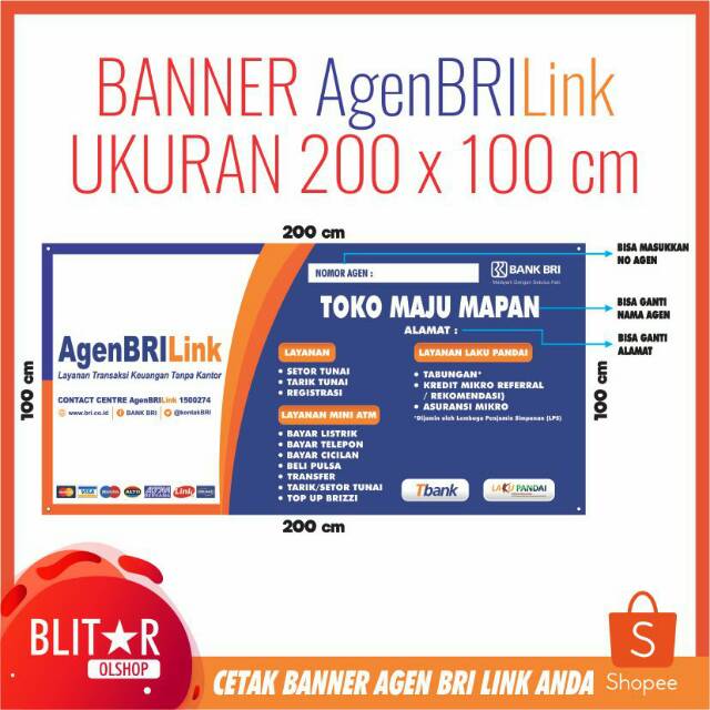  Ukuran  Banner  Untuk Shopee  desain spanduk kreatif