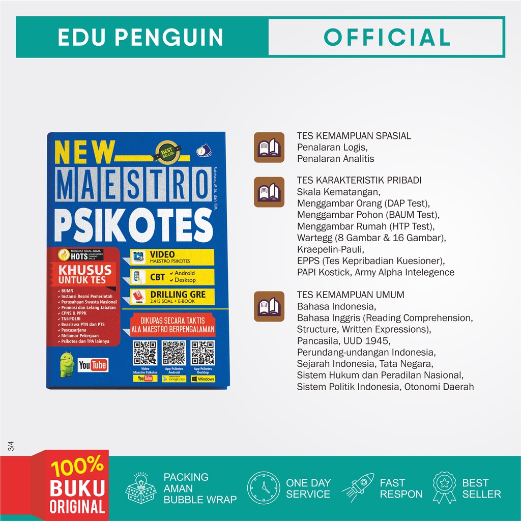 Edu Penguin Buku New Maestro Psikotes-2