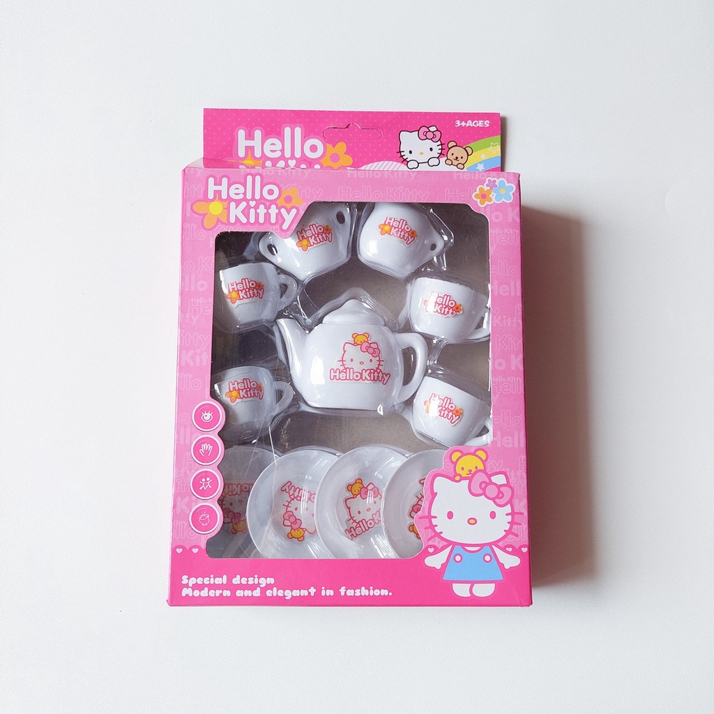 XX007 – Mainan Kitchen Tea Set Mini Anak Perempuan Hello Kitty