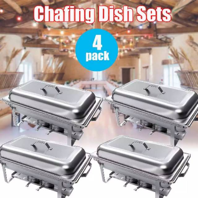Set Prasmanan Kompor Chafing Dish Stainless Steel
