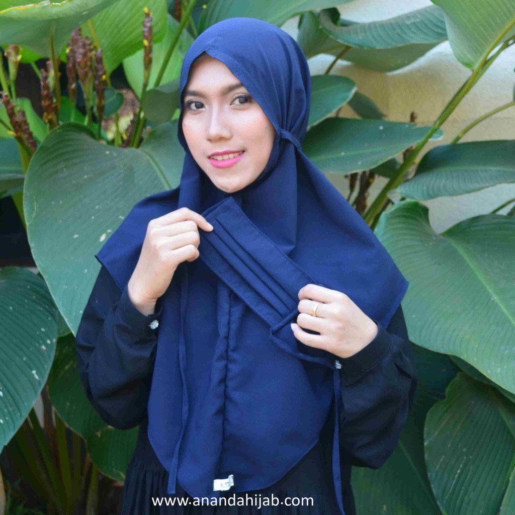 jilbab instan tali belakang tanpa pet rania