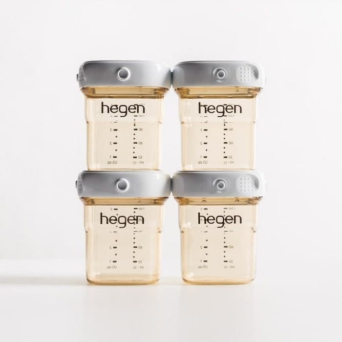 Hegen - PPSU 4 x Breast Milk Storage Bottles 5oz/150ml