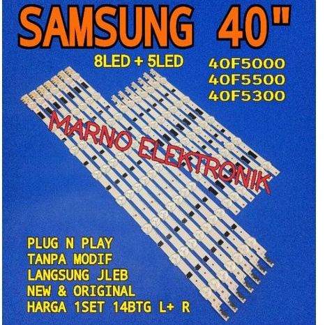 LAMPU BL BACKLIGHT LED TV SAMSUNG 40IN UA-40F5000 UA-40F5500 UA-40F5300 BL SAMSUNG UA40F5000 UA40F55