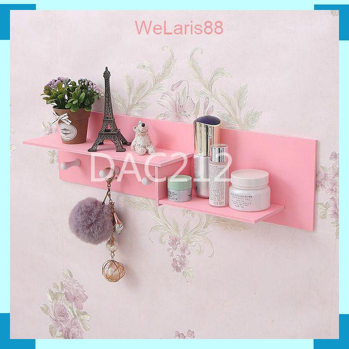 Dac212 PINK Rak dinding vintage DAC dengan 3buah hook gantungan