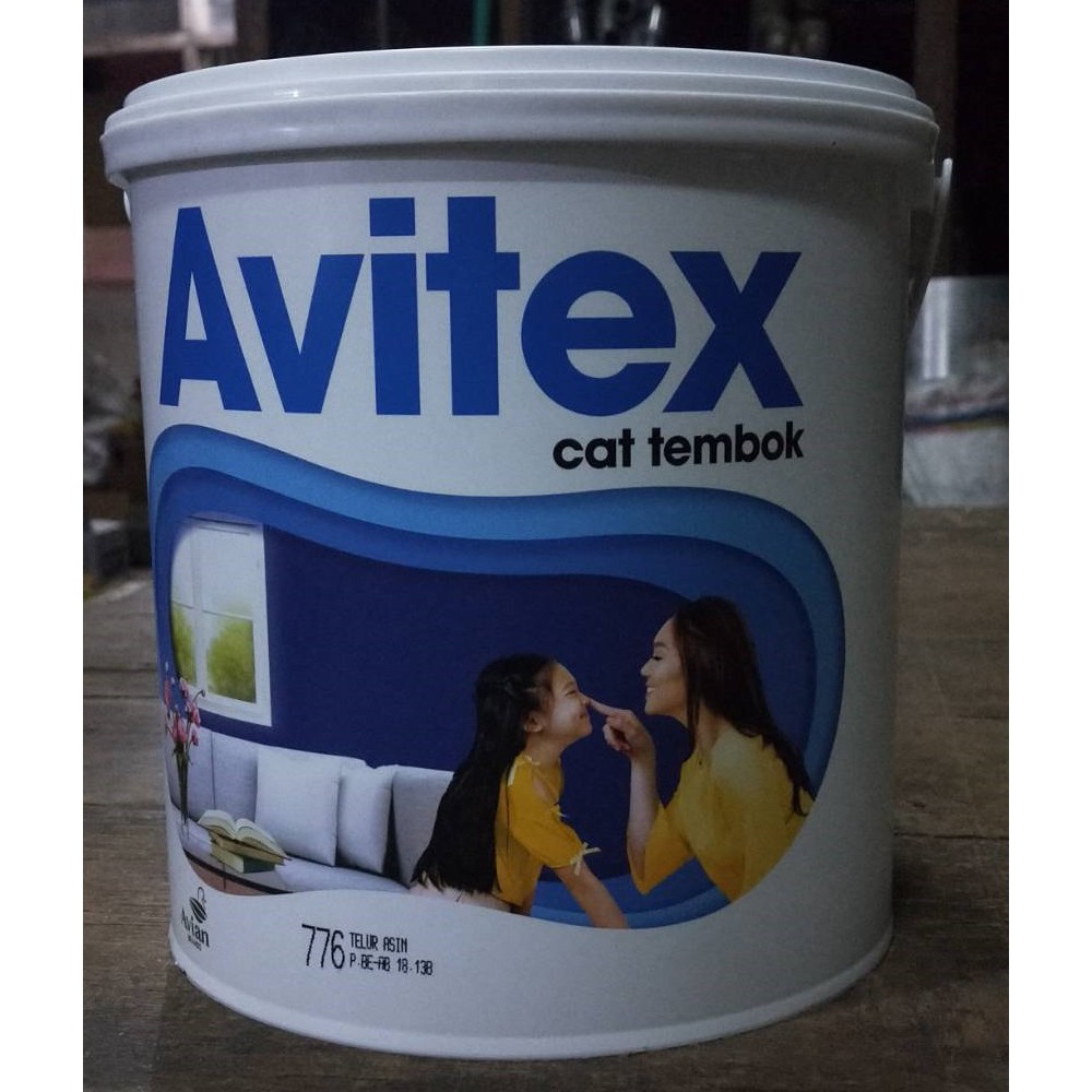 CAT TEMBOK AVITEX 5 KG  HIIJAU TELUR ASIN (776) TOSCA CAT DINDING PLAFON INTERIOR