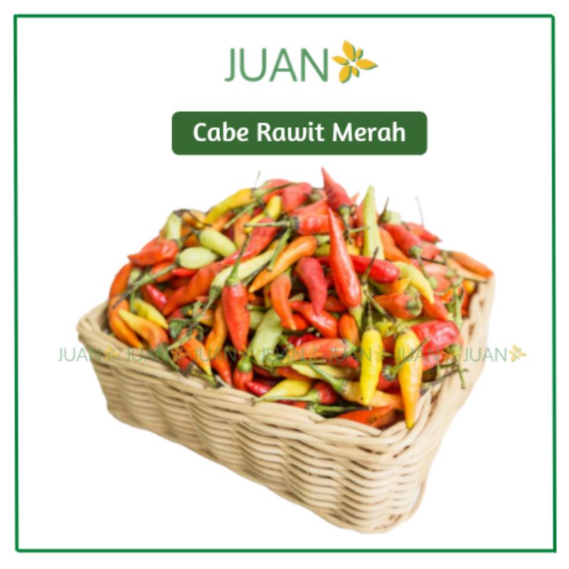

Cabe Rawit Merah 250gr - Juan Freshmart