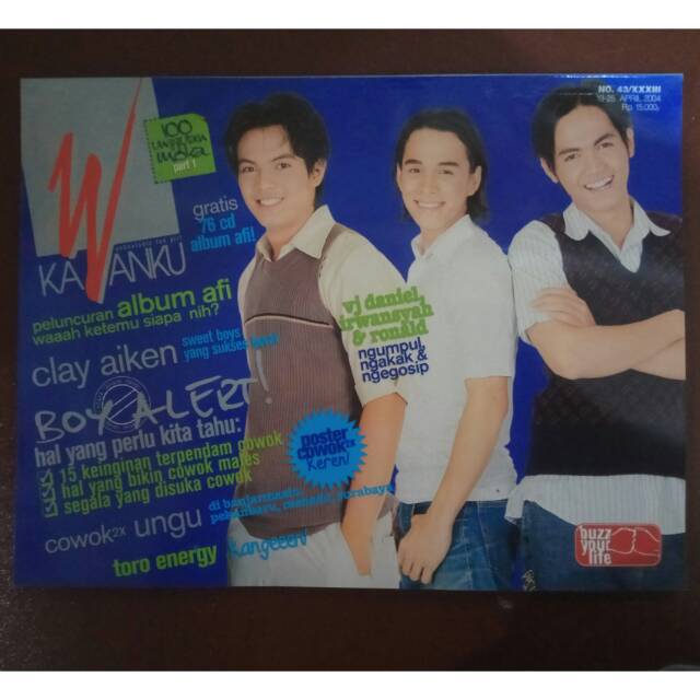 (PRELOVED) MAJALAH KAWANKU COVER RIONALDO STOCKHORST & TOMMY KURNIAWAN