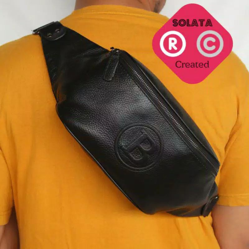 Tas Selempang Pria Coach - Waistbag pria - Bodybag Kulit pria - Slingbag Pria Kulit Asli