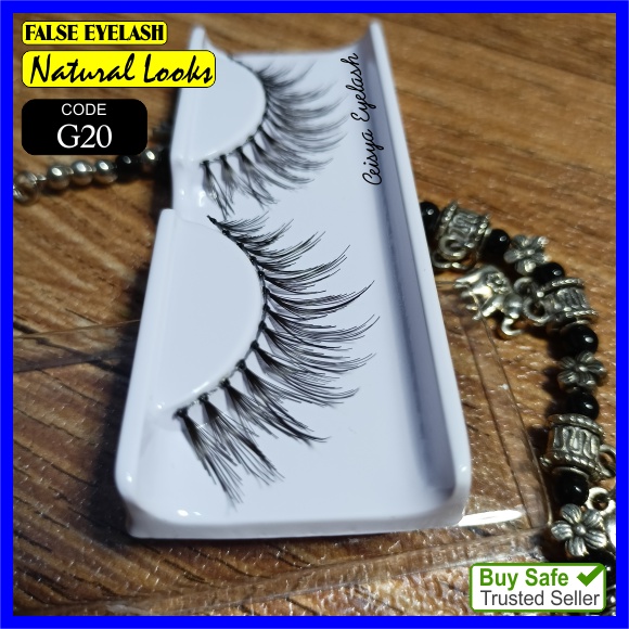 Bulu mata palsu G20 False Eyelash Bulumata Human Hair Lembut Halus Fake Eyelash Premium Murah