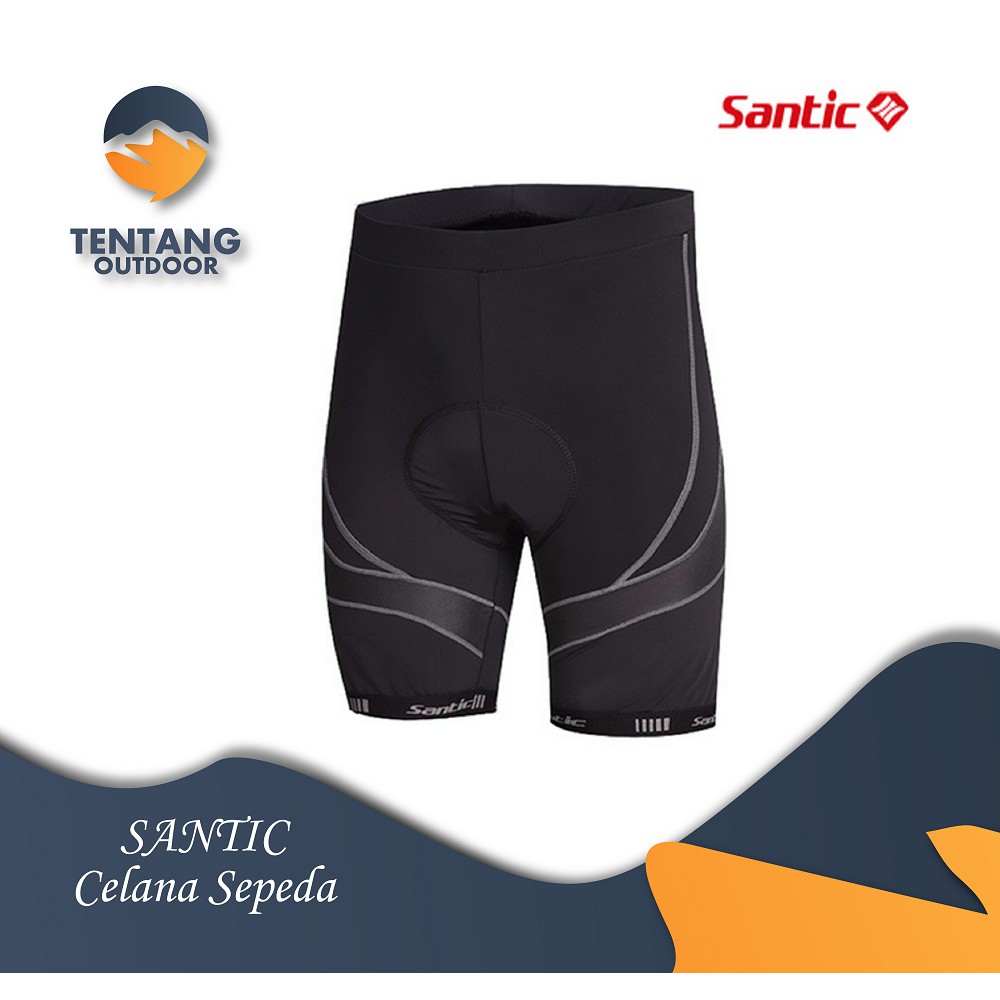  Celana  Sepeda  Padding SANTIC MC05045R Cycling Shorts 