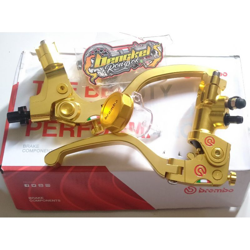 master rem Brembo full gold tabung pisah