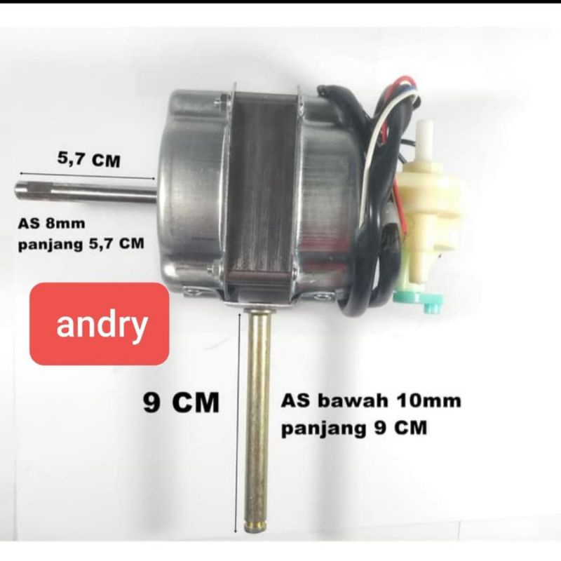 Dinamo/Mesin Kipas Advance Tds -  AS 6 CM  , Motor Kipas Angin Baling Baling Besi   16  &amp; 18  IN