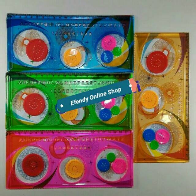 

Penggaris Bunga Spirograph