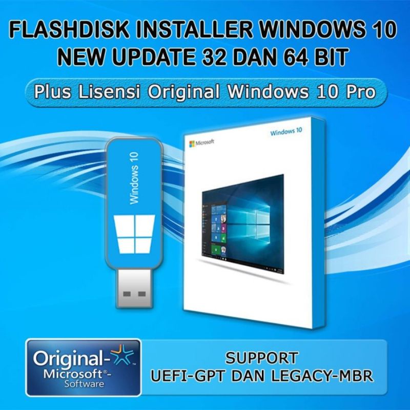 USB FLASH DISK BOOTABLE WINDOWS 10, 11