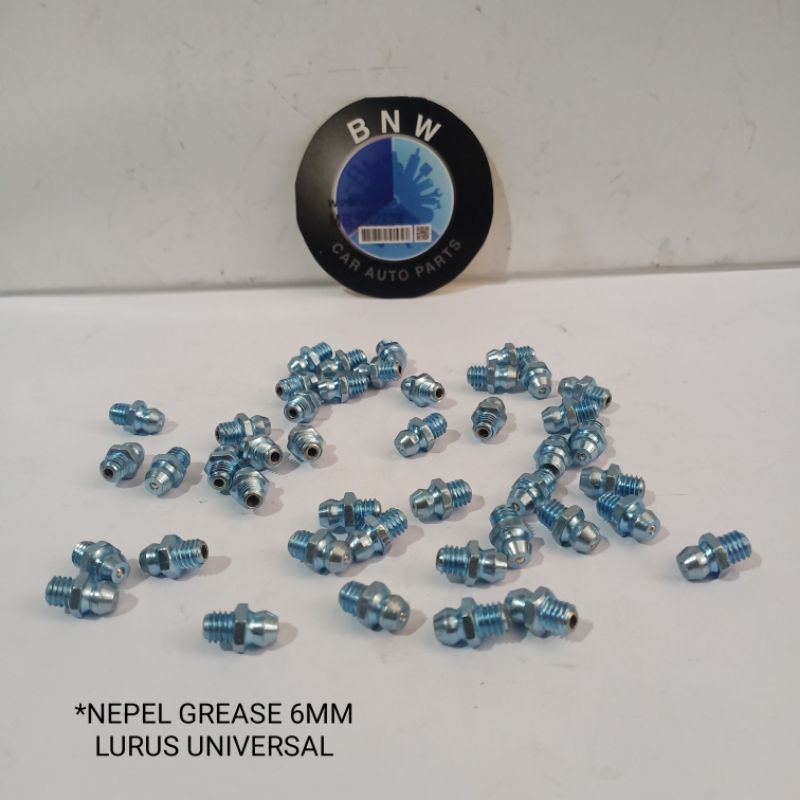 NEPEL GREASE / NEPEL GEMUK 6MM LURUS UNIVERSAL BERGARANSI