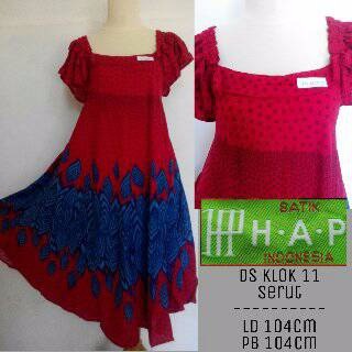 Special Unggulan Daster Klok Serut merk HAP aneka motif batik TERBATAS