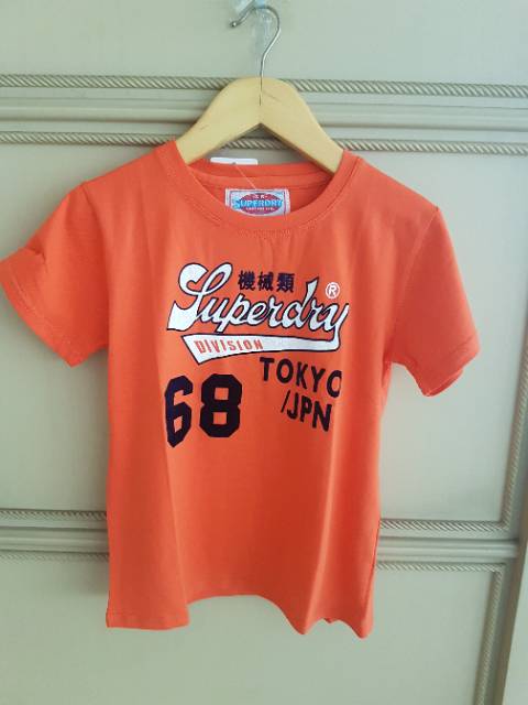 62579 SD TSHIRT KAOS ANAK COWOK IMPORT MURAH HALUS KUNING HIJAU NAVY MERAH ORANGE / BAJU ANAK LAKI