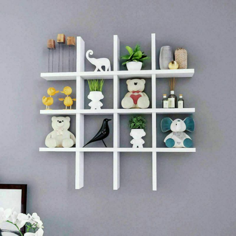 Rak Bunga Susun Besi Kayu Minimalis Dinding Murah Portable Dapur Tv Ps Dvd Tempel Gantung Mewah Rak 