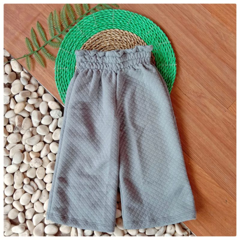 Kulot Anak Isabel Kulot Bahan Diamond Knit 1-5 tahun Celana Kulot Anak Knit