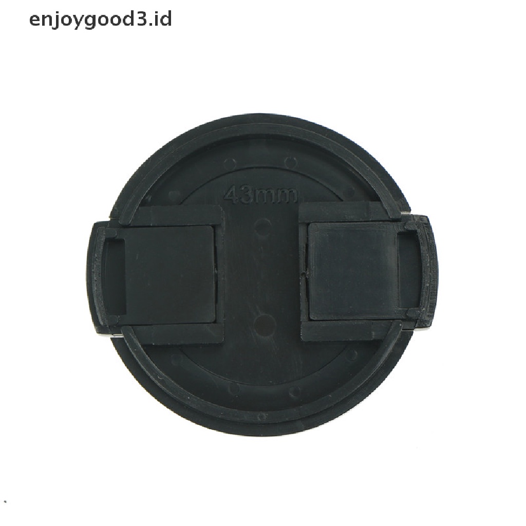 (Id) 2pcs Tutup Lensa Snap On 43mm Bahan Plastik Untuk Kamera Slr Dslr Dv Sony (Dd)