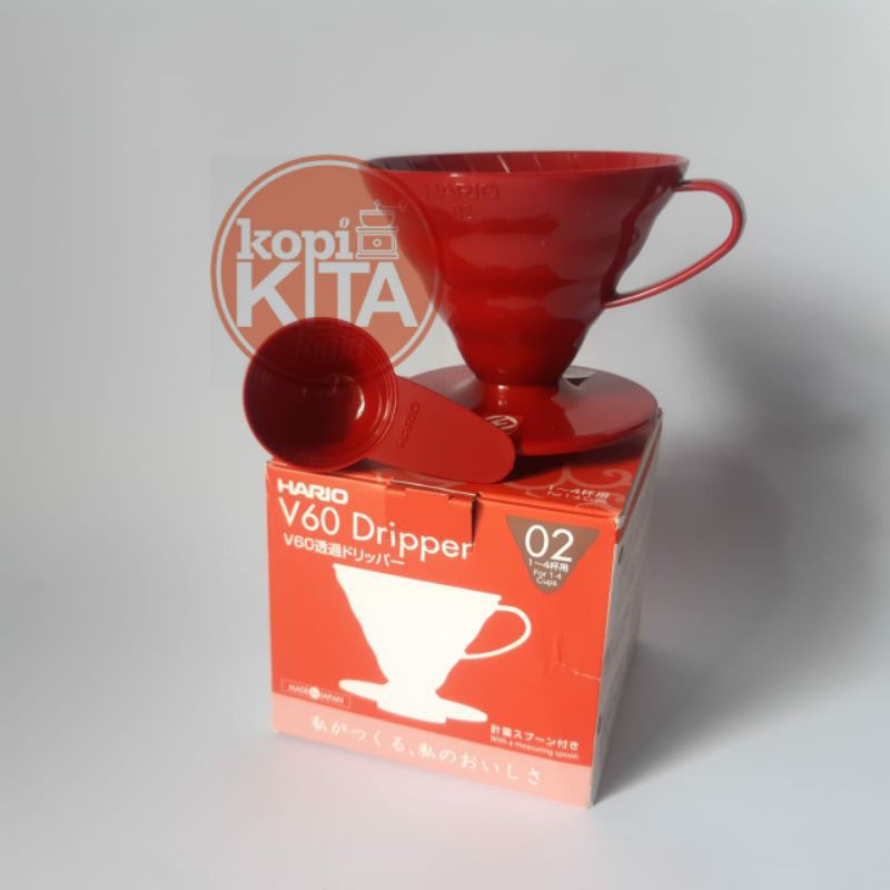 hario v60 02 dripper red