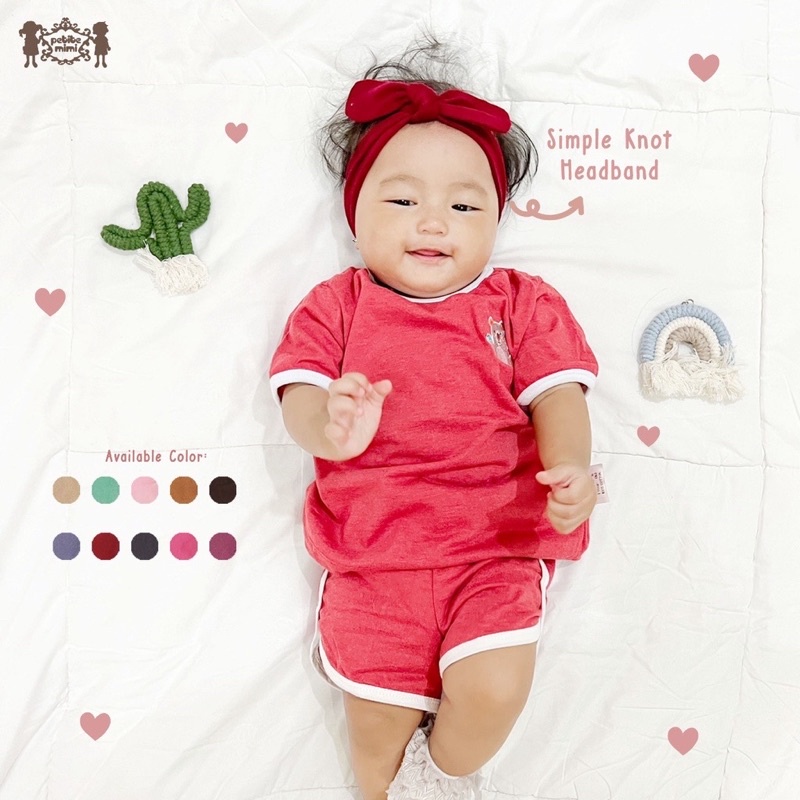 Petite Mimi Baby Simple Knot Headband / bandana Bayi