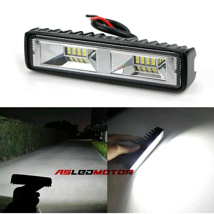 LED SOROT CREE MINI BAR SLIM | LAMPU TEMBAK OFFROAD DUAL LAYER