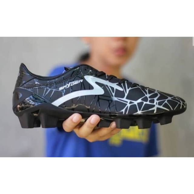 DISCOND 25% sepatu bola Specs spyder FG black original termurah