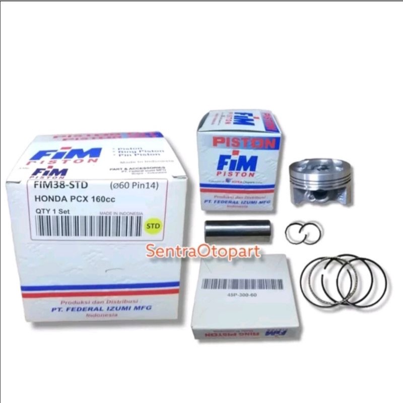 Piston seher kit vario 160 pcx 160 oversize 0 std fim