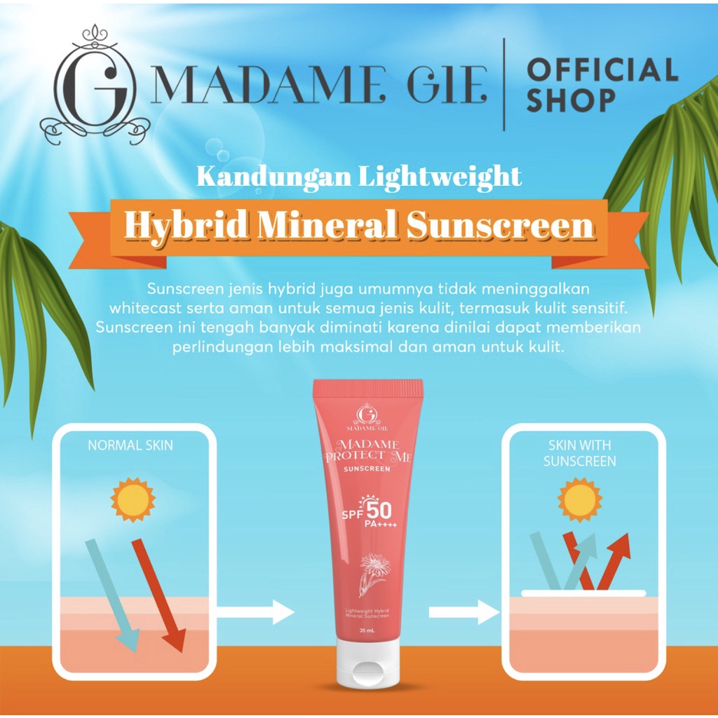 MADAME GIE Protect Me UV Sunscreen SPF 50 PA ++++