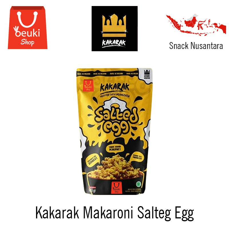 

Makaroni Kakarak Salted Egg Rajanya Makaroni Spiral Ngepros Bikin Nagih - 100gr