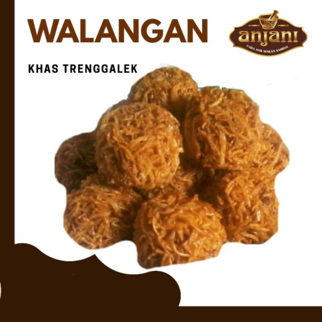 

WALANGAN Jajanan Makanan Camilan Trenggalek Tradisional Lezat Manis 150 gram