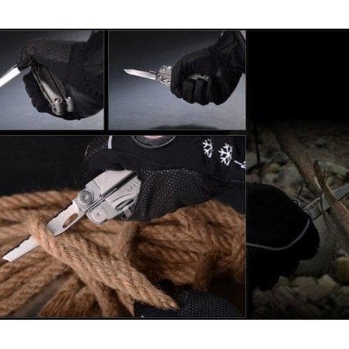 Tang Pisau Multifungsi Tools EDC KNIFEZER A3009 Stainless Steel