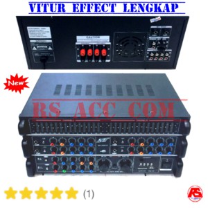 Power Amplifier Karaoke Pewie Da-3300ii Vitur Lengkap + Equaliser 15x2