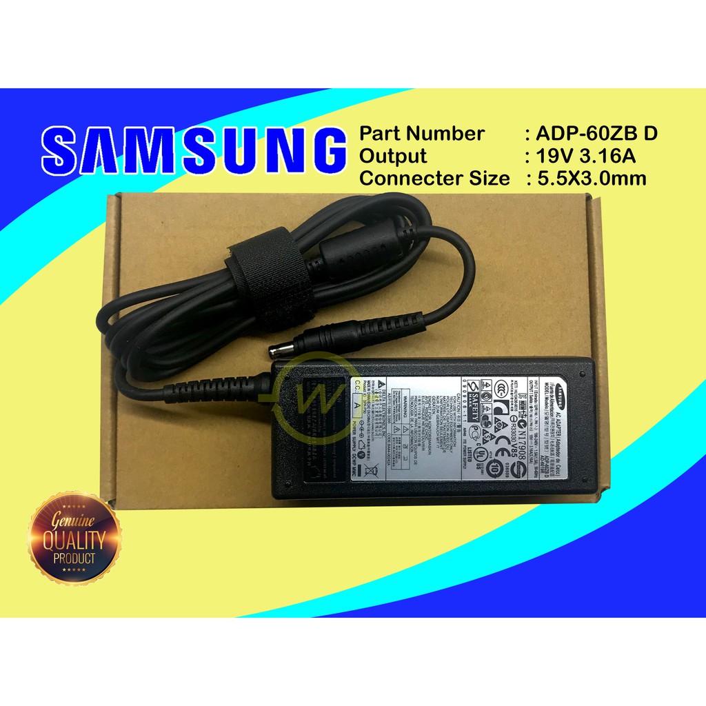 Charger Adaptor Samsung NP355 NP270 NP300 NP200 NP305 NP350 NP365 NP400 NP470 NP600 NP700 ORIGINAL