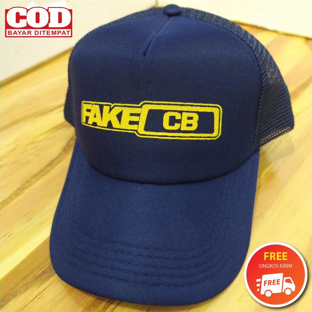 FAKE CB, Topi Jaring Trucker Fake CB, Topi Motor CB, Topi Jaring, Topi Trucker Jaring, Topi Fake CB