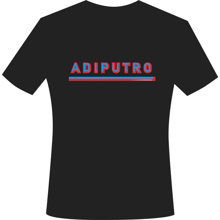 Kaos Anime Adi Putro - Custom Desain