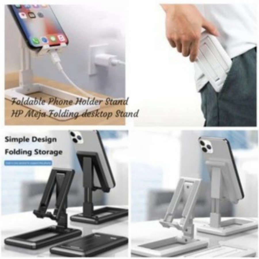 Stand Holder HP Handphone Tablet Mobile Zoom Tik Tok Sekolah Anak