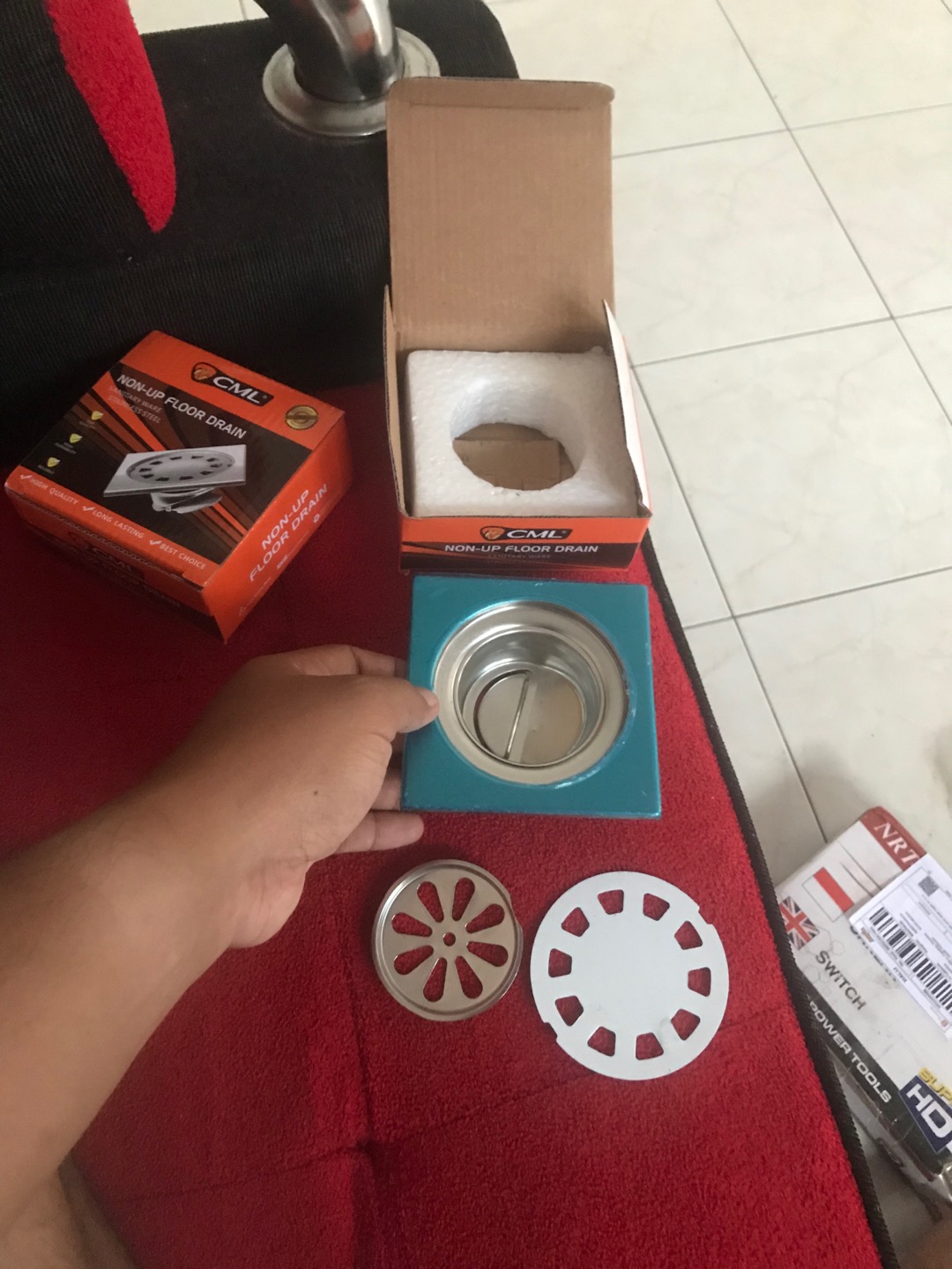 Saringan Got Non Up Stainless Camel / Saringan Got Kamar Mandi / Saringan Pembuangan / Floor Drain